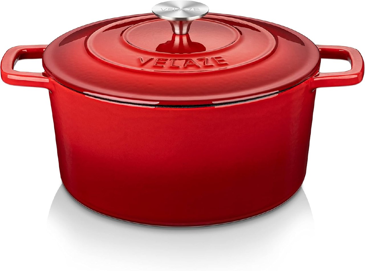 6 Quart Enameled Cast Iron Dutch Oven with Lid