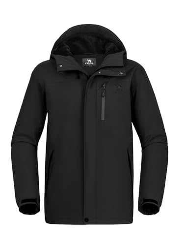 Men's Waterproof Ski Jacket Winter Snow Coat Fleece