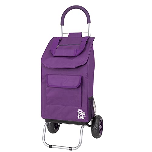 Foldable Shopping Cart with Wheels and Removable Bag