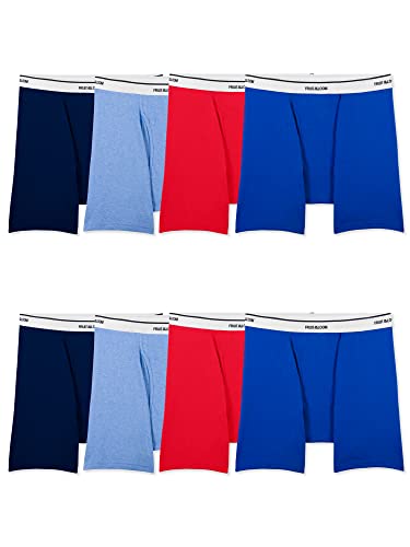 8 Pack Fruit of the Loom Lightweight Boxer Briefs