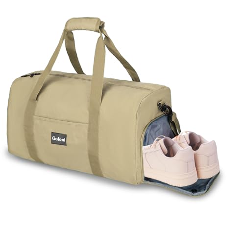 Cute Duffle Bag Gym Bag with Shoe Compartment