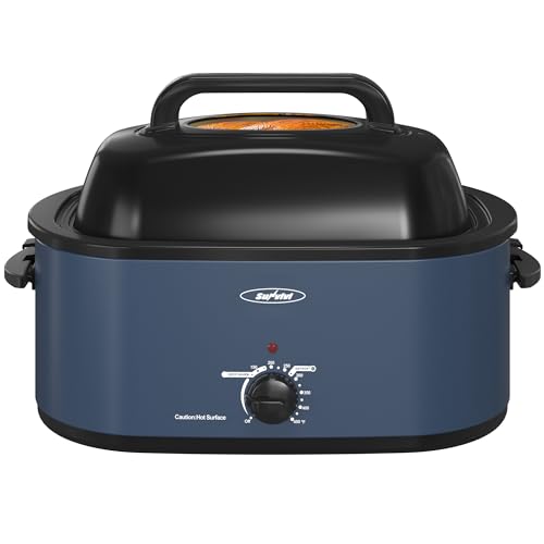 24 Quart Electric Roaster Oven with Viewing Lid