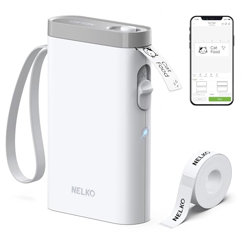 Bluetooth Label Maker Machine, Wireless Portable Label Printer