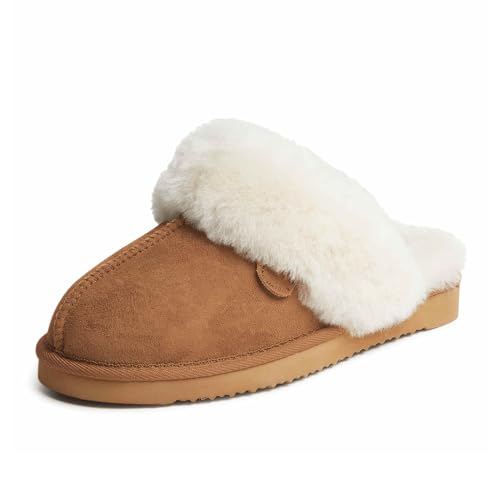 Fireside by Dearfoams Shearling Indoor Outdoor Slippers Women