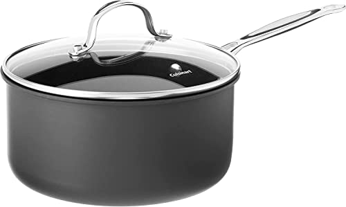 Cuisinart Nonstick Hard-Anodized 3-Quart Saucepan with Lid