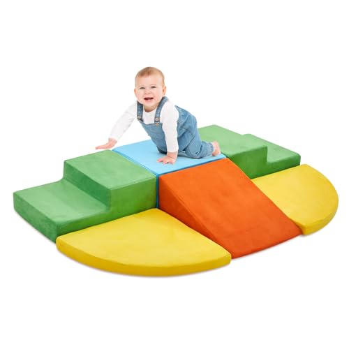 6 Pack Soft Foam Toddler Climbing Blocks Set