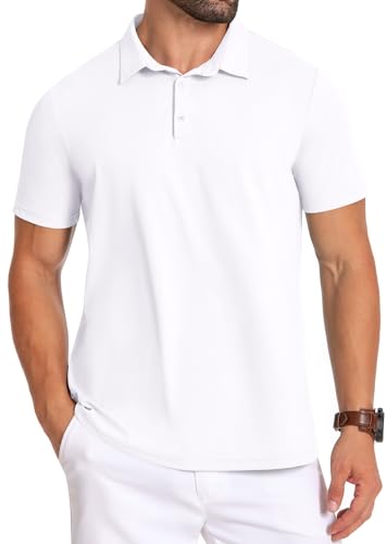 Men's Moisture Wicking Performance Golf Polo Shirt
