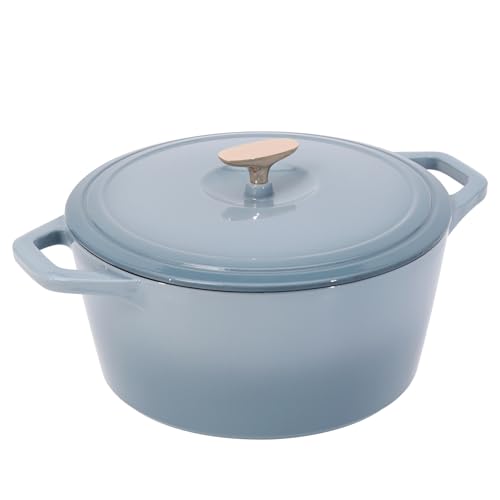 Enameled Cast Iron Dutch Oven Pot with Lid 4.5QT