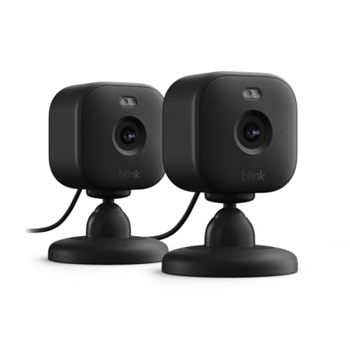 2 Pack Blink Mini 2 Indoor Security Cameras HD