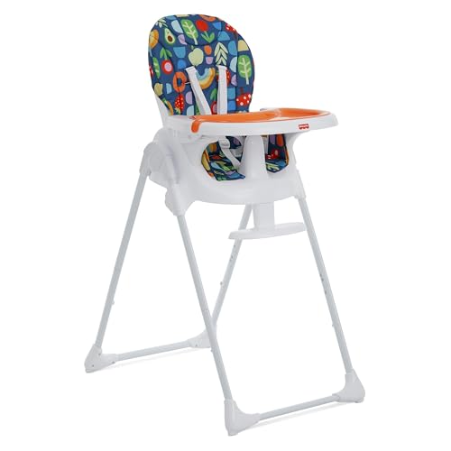 Folding Baby Highchair, Adjustable Height, Reclining Seat