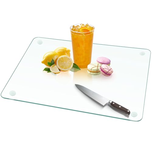 Tempered Glass Cutting Board 12"x16" Kitchen Safe