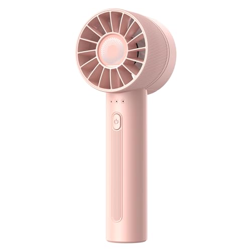 Mini Portable Handheld Fan, 3 Speeds, 2600mAh Rechargeable