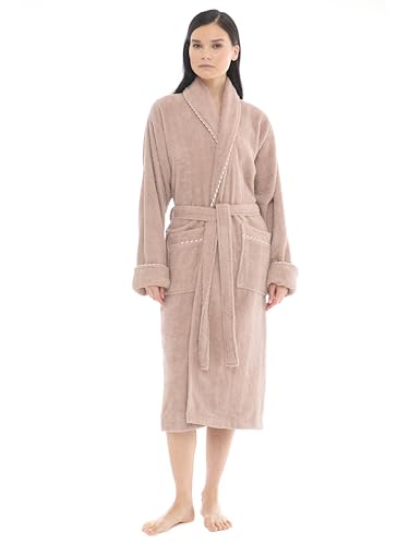 Women's Luxury Turkish Cotton Terry Cloth Long Spa Robe