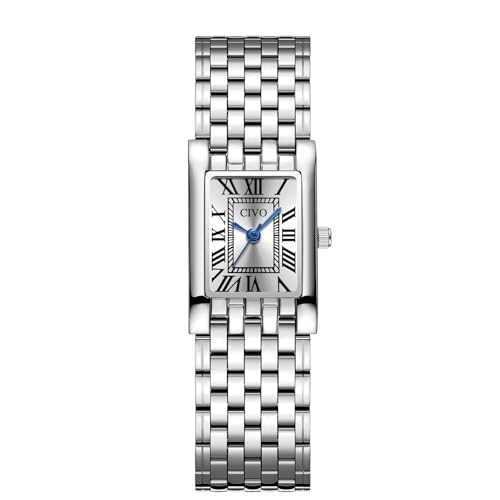 Women's Square Roman Numeral Bracelet Wrist Watch