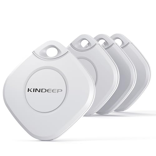 4 Pack Smart GPS Trackers for Keys, Luggage, Pets