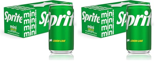 20 Pack Sprite Mini Soda Cans, 7.5 fl oz