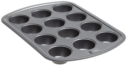 GoodCook Nonstick Mini Muffin Pan, 12 Cup Baking Tray