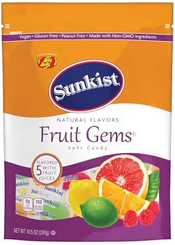 Jelly Belly Sunkist Fruit Gems, 10.5oz Resealable Bag