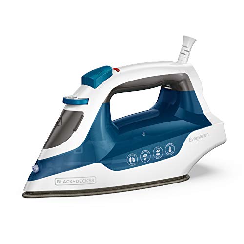 BLACK+DECKER Easy Steam Compact Iron Non-Stick Vertical