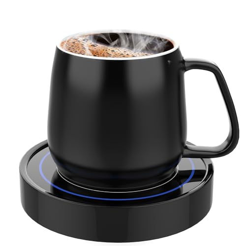 Coffee Mug Warmer Set with Auto Shut Off, 12oz