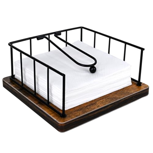Wooden Paper Towel Holder Stand – Stable Kitchen Dispenser