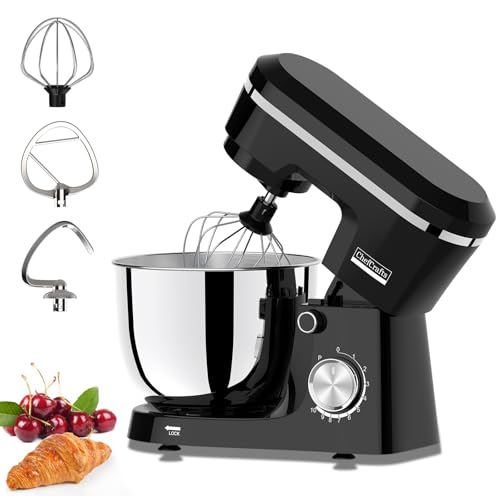 6.5 Quart Stand Mixer, 10 Speed Kitchen Electric Mixer