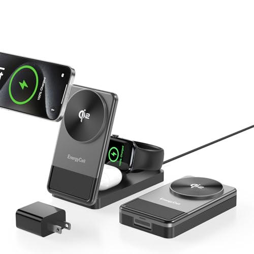 Qi2 3-in-1 Wireless Charger for iPhone, Apple Watch, AirPods
