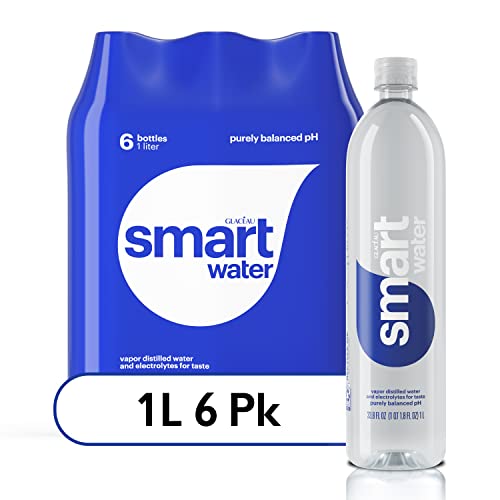5 Cases of 6 Pack smartwater Purified Drinking Water 33.8 Fl Oz (Add 5 To Your Cart)