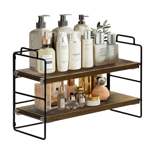 2-Tier Bathroom Countertop Organizer Shelf for Vanity