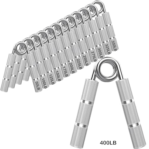 13 Pack Hand Grip Strengthener Set, Heavy Duty Trainer