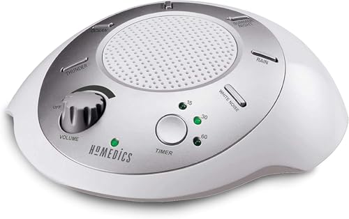 Homedics White Noise Sound Machine, 6 Nature Sounds