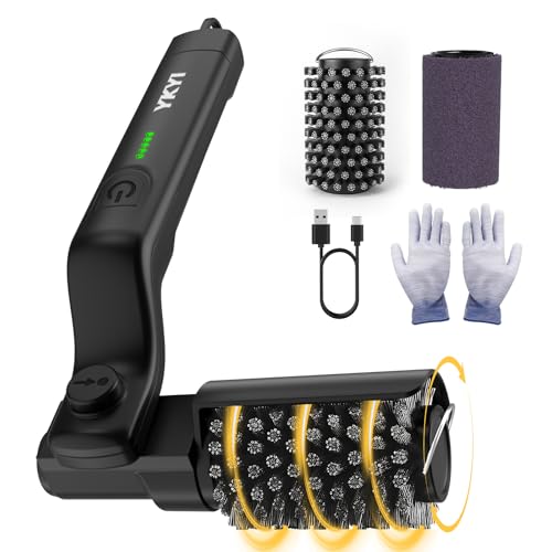 Electric Rotary Grill Brush with 3-Speed Stainless Steel Cleaner