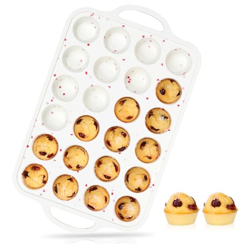 1 Pack Silicone Muffin Pan, 12 Cup Baking Tray