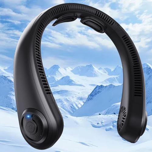 Bladeless Wearable Neck Fan, Portable Personal Cooler