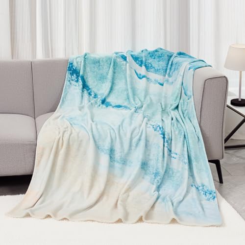 Fleece Throw Blanket Soft Warm Flannel for Couch