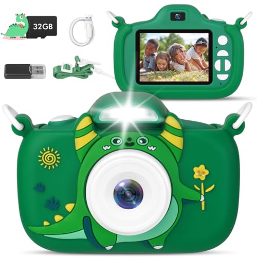 Kids Digital Camera 1080P Dual Lens with Flashlight