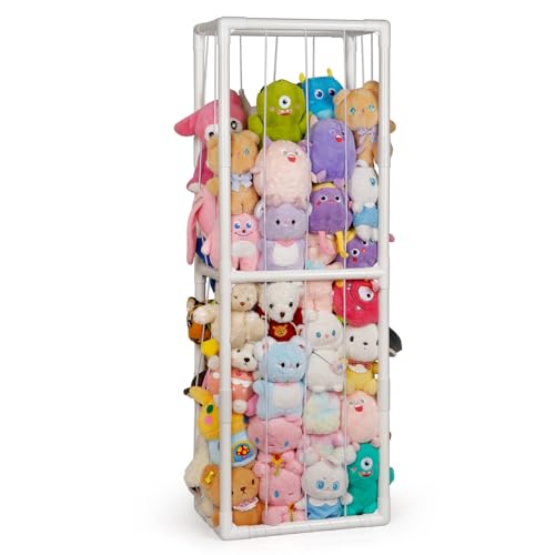 Stuffed Animal Storage Zoo Organizer with Elastic Net