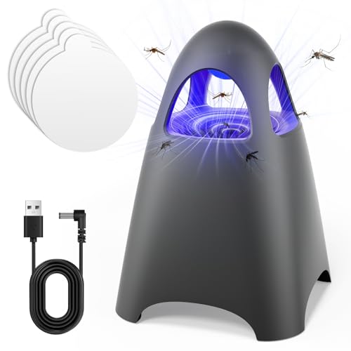 Fruit Fly Trap Indoor Gnat Zapper with Sticky Boards
