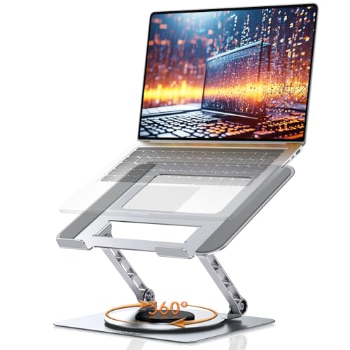 Adjustable 360° Rotating Ergonomic Laptop Stand Riser