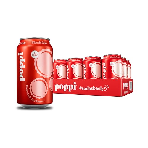 12 Pack Prebiotic Sparkling Soda Classic Cola Beverage