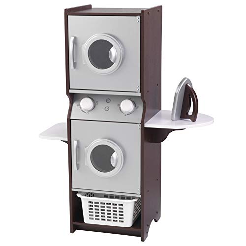 KidKraft Wooden Laundry Playset Stacking Washer Dryer Toy