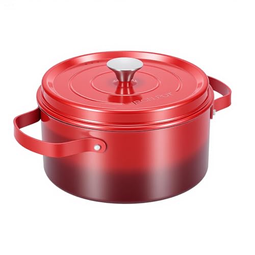 5 Quart Enameled Dutch Oven Pot with Lid
