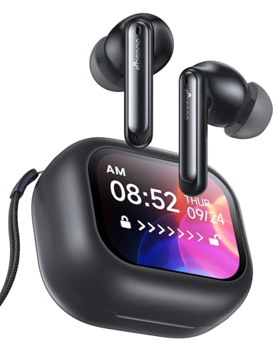 Wireless Bluetooth Earbuds, Hi-Fi Bass, 30H Playtime, Mic