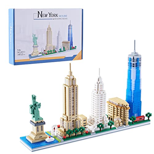 New York Skyline Architecture Building Set, 3452 Pieces