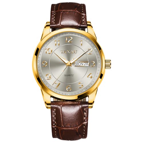 Men's Luxury Waterproof Analog Quartz Watch with Date
