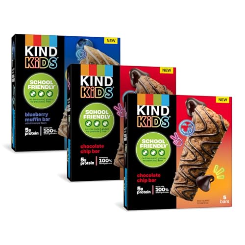 15 Pack KIND Kids Nut-Free Oat Bars Variety