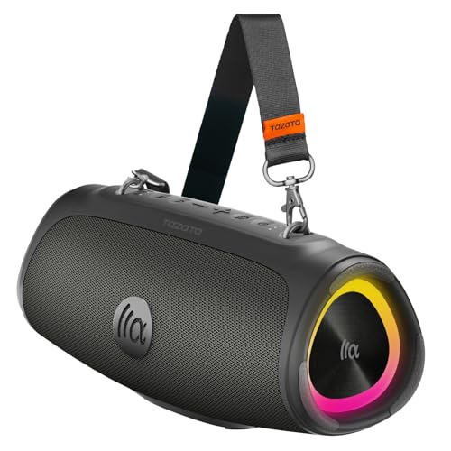Portable 60W Bluetooth Speaker, Waterproof Outdoor Boombox