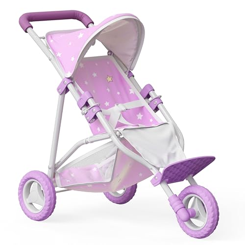 Baby Doll Jogging Stroller with Canopy and Storage