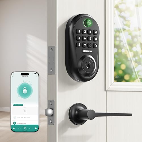 Keyless Fingerprint Door Lock with Keypad Deadbolt
