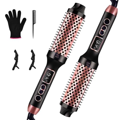 Infrared Heated Hair Straightener and Curling Brush Wand